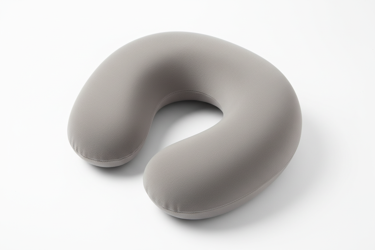 Memory Foam Neck Pillow for Travel – Comfort for Flights, Cars & Bus Journeys